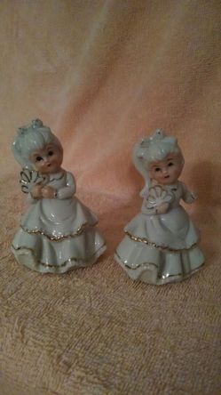 Vintage Handgemalt Figurines