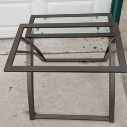 Coffee table and end table.