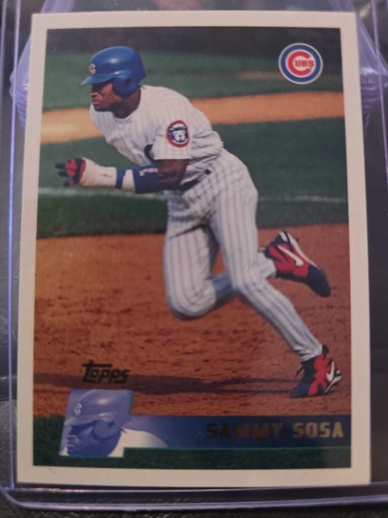 1996 Topps Sammy Sosa #252 Chicago Cubs Baseball Card
