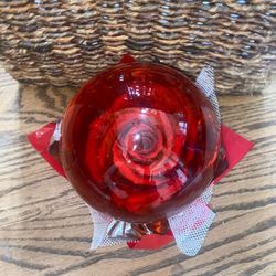 Red Rose Globe In Water 