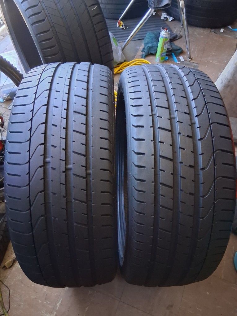 245-45ZR20(103 Y) 2 PIRELLI P ZERO TREAD 7/32"$180.00 FOR THE PAIR