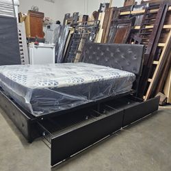 Queen Bed And Mattress