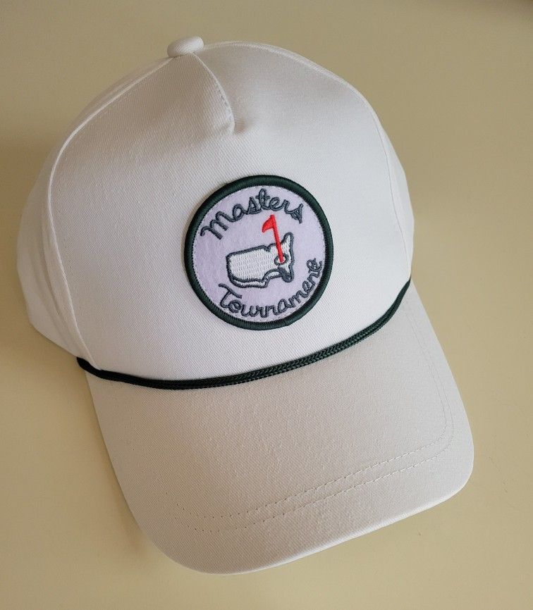 The Masters Tournament Retro Rope Green Snapback Augusta National Golf Club Hat