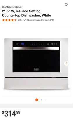 Black And Decker Portable Dishwasher