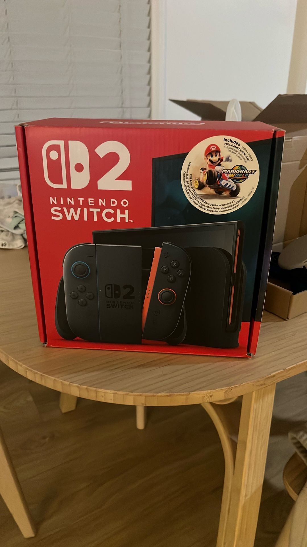 Nintendo Switch 2 With Mario Kart World Game Download