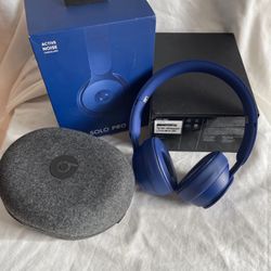 Beats by Dr. Dre - Solo Pro Matte Collection Headphones - Dark Blue 