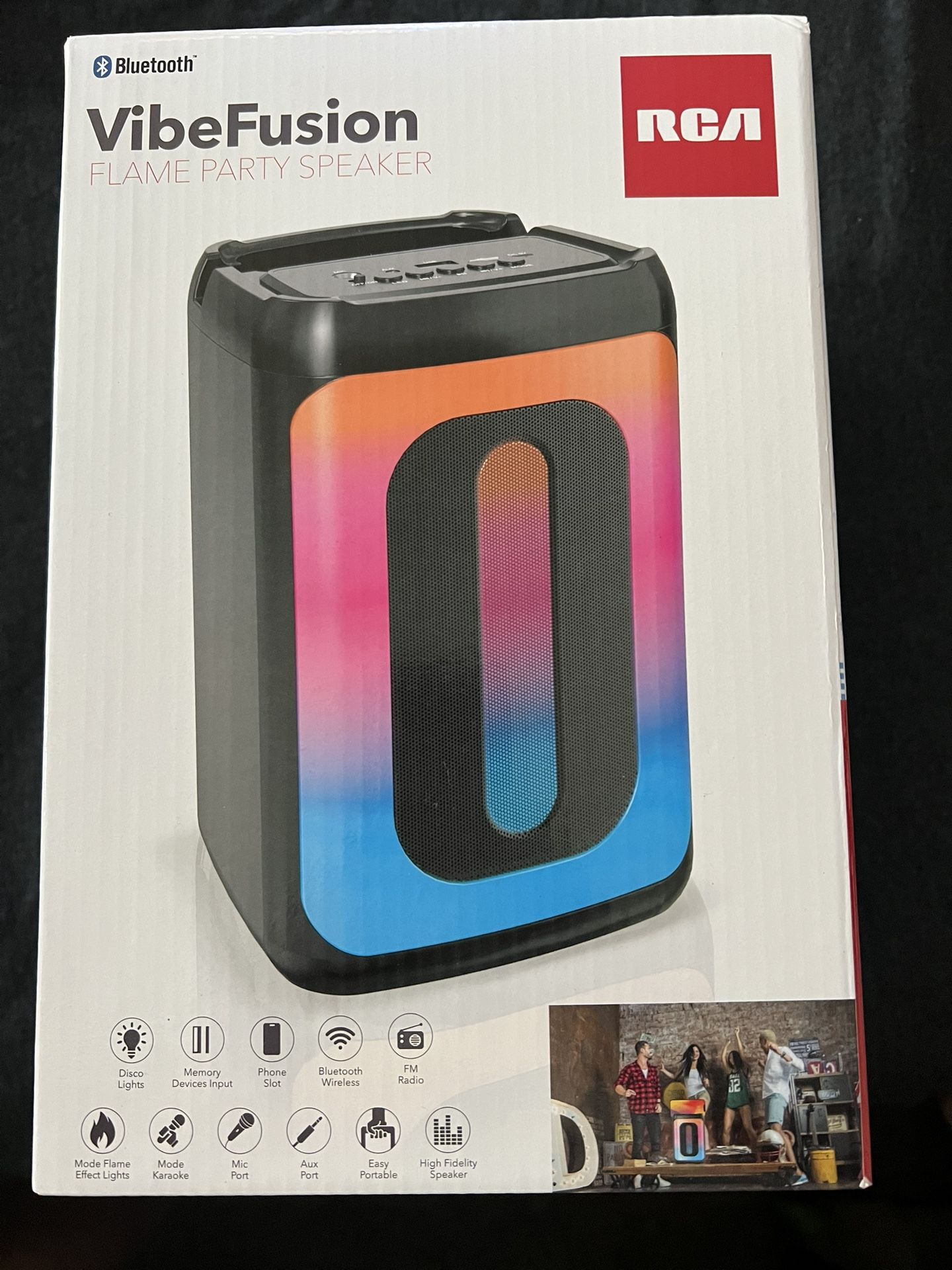 RCA Vibe Fusion Party Speaker Bluetooth