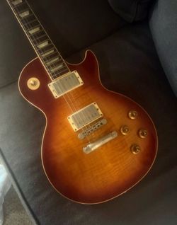 2005 Gibson Les Paul Standard Iced Tea Burst – AA Flame Top