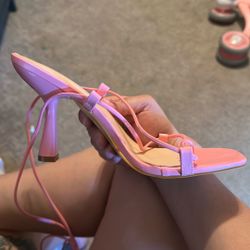 Pink heels
