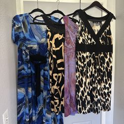 Lot of 4 Dresses