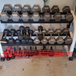 Complete Set Of Dumbbells 