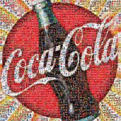 Coca-Cola Photomosaics 1000 piece Puzzle 19.75 x 26.75 in