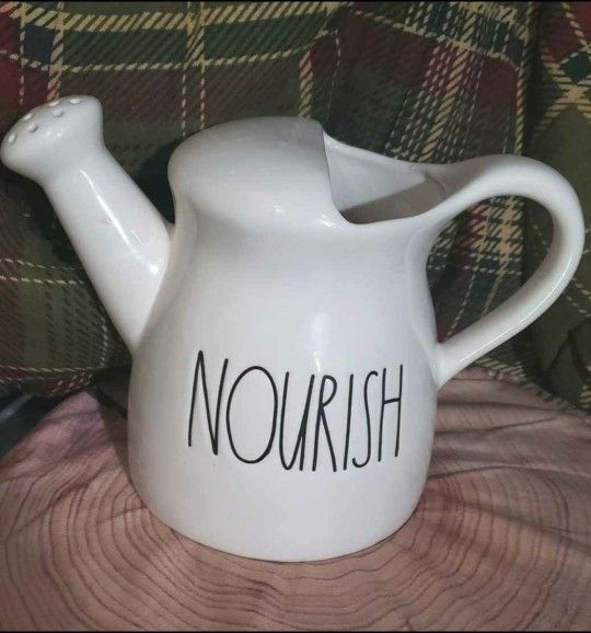 Rae Dunn NOURISH decorative Watering Can