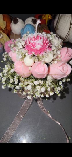Pink Rose Bouquet with Baby's Breath