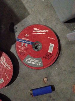 6" cutting discs