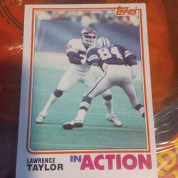Lawrence Taylor 1982 Topps Football, Card