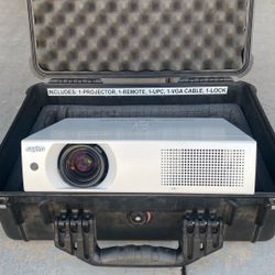 Sanyo PLCXU106 300-Inch 1080p Front Projector - White Computer Projector 