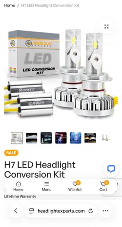 H7 LED Conversion Kit with Warning Cancellors