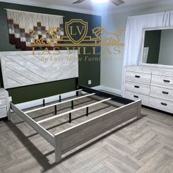 Brand New Bedroom Set,Bed,Dresser, Mirror , Nightstand 