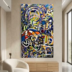 48x82 1 Of 1 Custom Pop Art Painting 