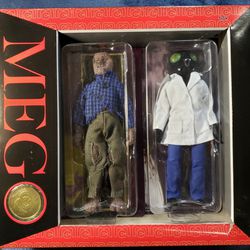 WEREWOLF & THE FLY - 2 Pack with Collectible Coin. 8" Action Figure, Exclusively MEGO by Marty Abrams, 14 points of Articulation