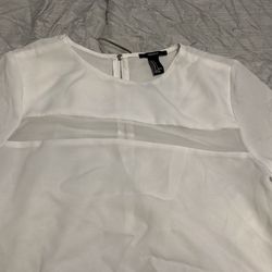 Size S Sheer Forever21 Top