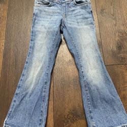 Girls Elastic Waist Bootcut Jeans Size 6/7 By Old Navy #7