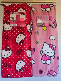 Hello Kitty Throw Blankets 50x70