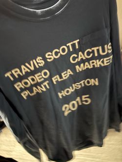 Travis Scott Plant Flea Market shirt