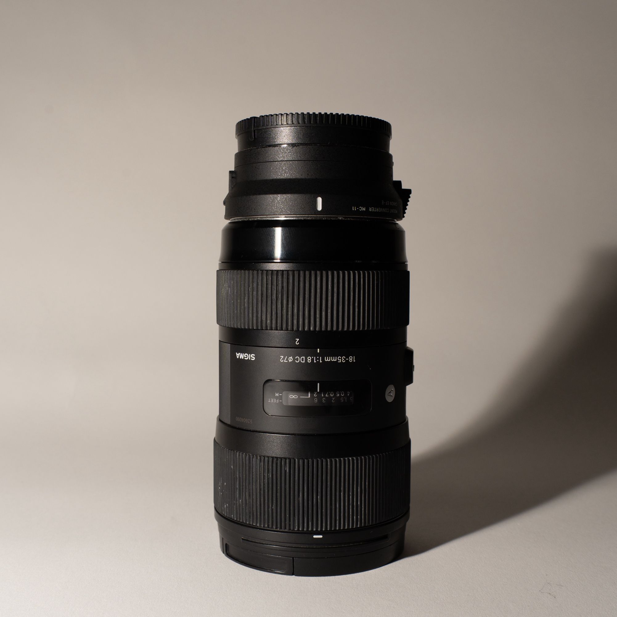 Sigma 18-35 1.8 APSC Lens For Canon With Sony EF Adapter