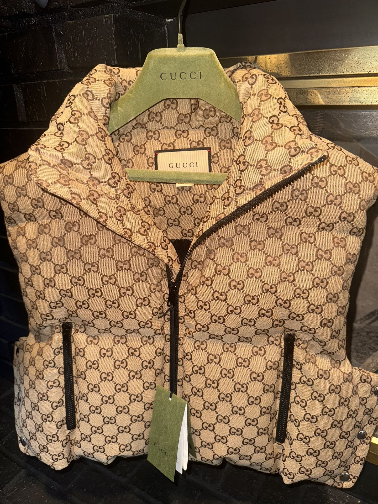 Gucci GG Limited Edition Cotton Canvas Puffer