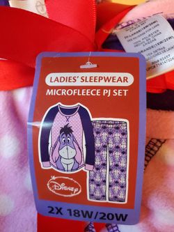 Eeyore Pajamas Size 2x