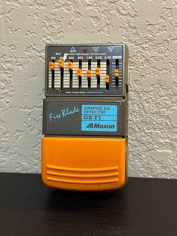 Maxon Fireblade Graphic EQ Guitar Pedal