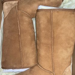 WOMEN UGGS CLASSIC TALL CHESTNUT COLOR