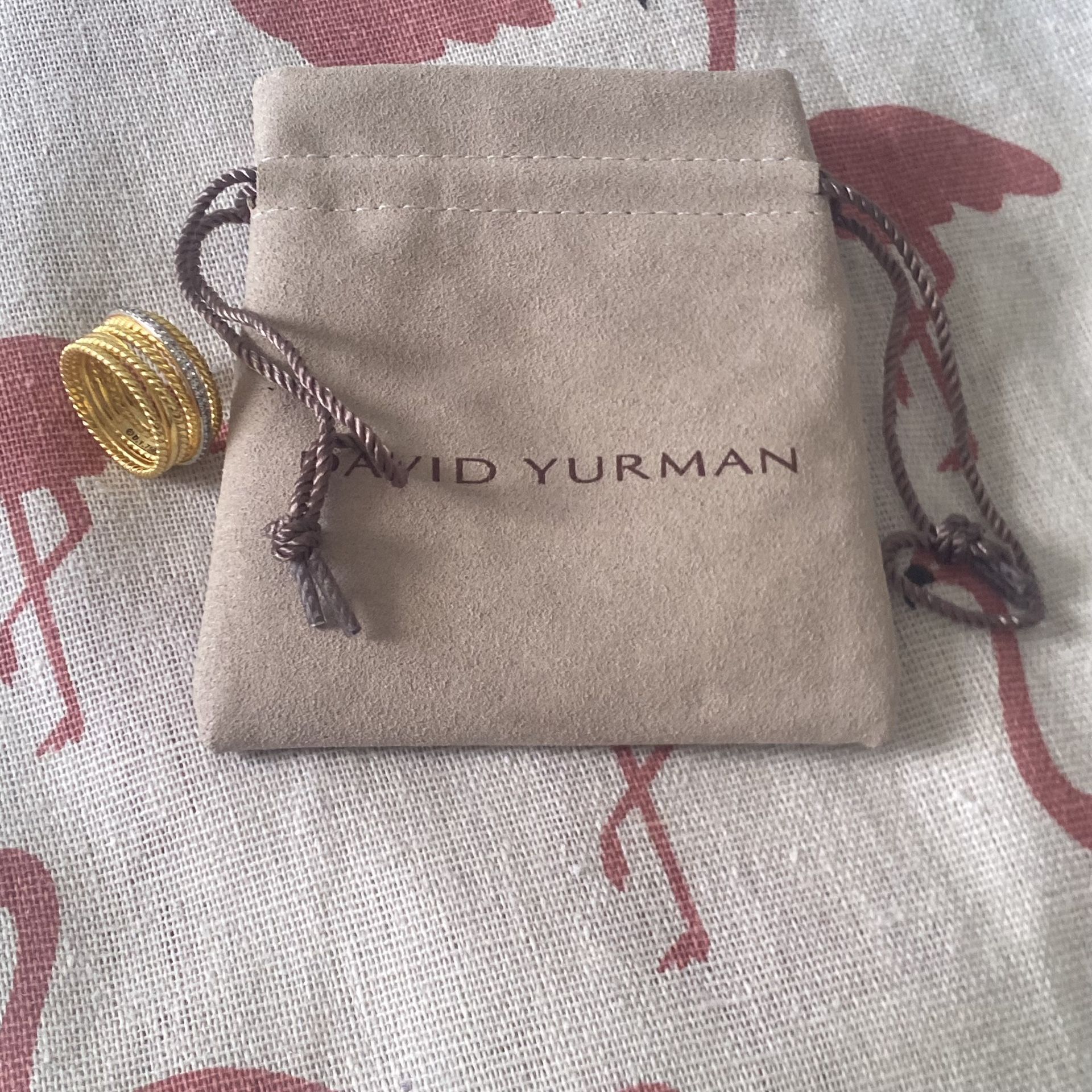 David Yurman18k gold ring 
