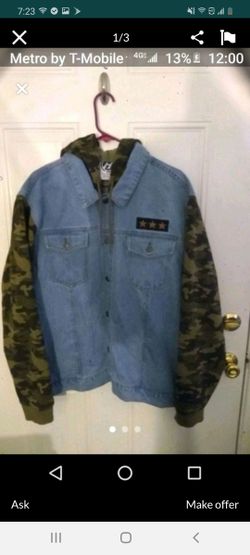 Mens 2XL Denim Jacket