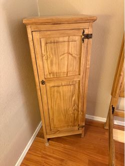 Rustico PineWood Storage Cabinet