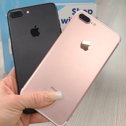 Iphone 7 Plus 32gb  Unlocked, FREE Smartwach/ Headphones. Pay $1 Today Rest in payments. NO CREDIT NEEDED FINANCING