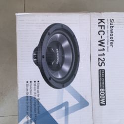 Kenwood 12 Inch Subwoofer 1-pair 2spk.