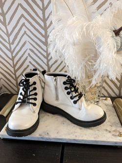 Steve Madden White Boots