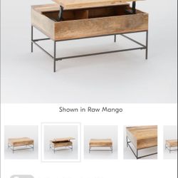 WEST ELM COFFEE TABLE