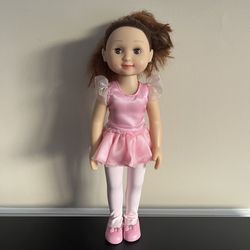 Melissa & Doug Mine to Love Victoria Ballerina Doll 14 Inch Sleepy Eyes