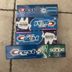 Crest toothpaste