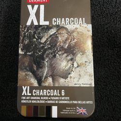DERWENT XL CHARCOAL 6
