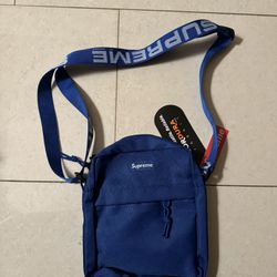 Supreme Shoulder Bag Blue SS18
