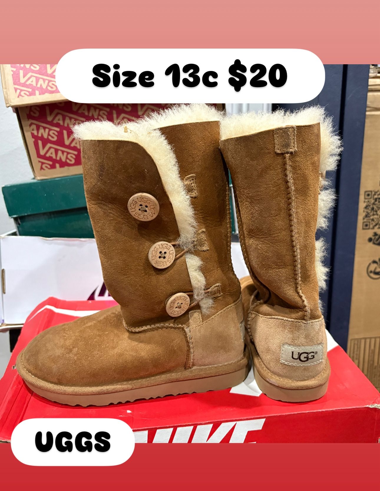 Uggs Boots Size 13c Youth Girls