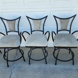 5 bar stools counter height With Swivel And Arms