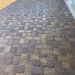 Pavers Turf Travertine Concrete 