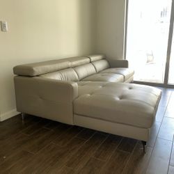 Leather Sofa 