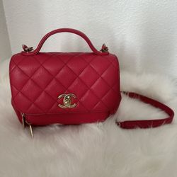 Chanel Business Affinity Pink Bag